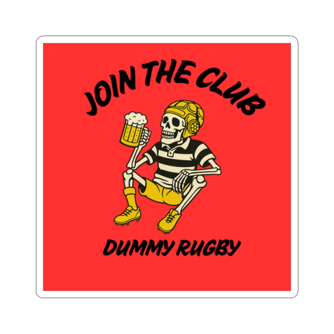 JOIN THE CLUB STICKER RED