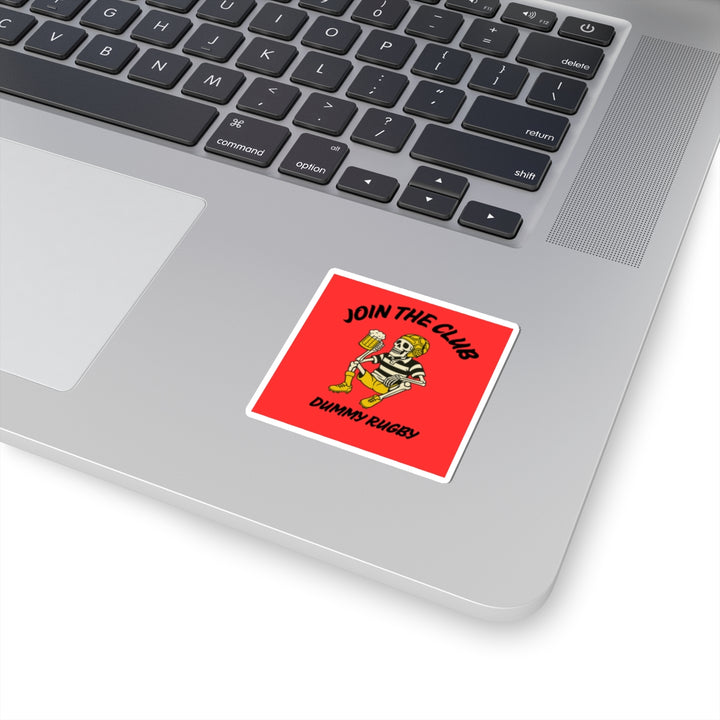 JOIN THE CLUB STICKER RED